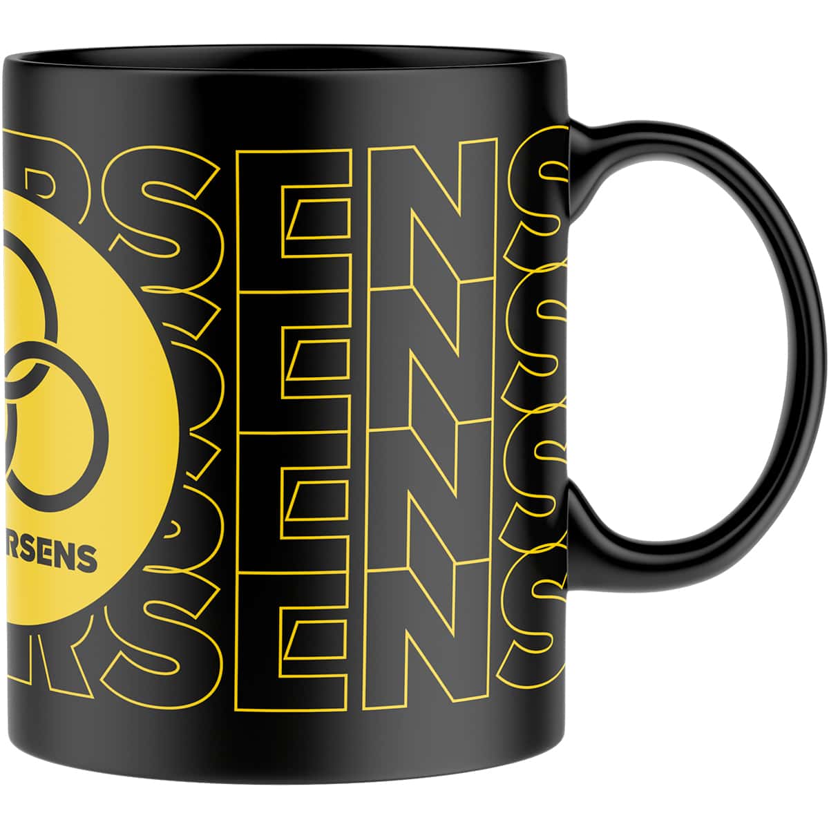 AC Horsens Black Logo Krus