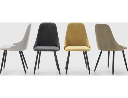CONCEPT1 - Chaise Lot de 4 C. Mani vert