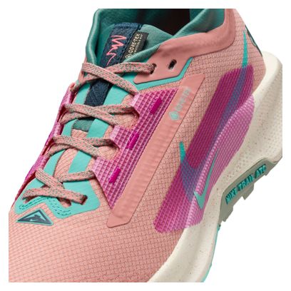 Chaussures Trail Nike Pegasus Trail 5 GTX Rose/Bleu Femme