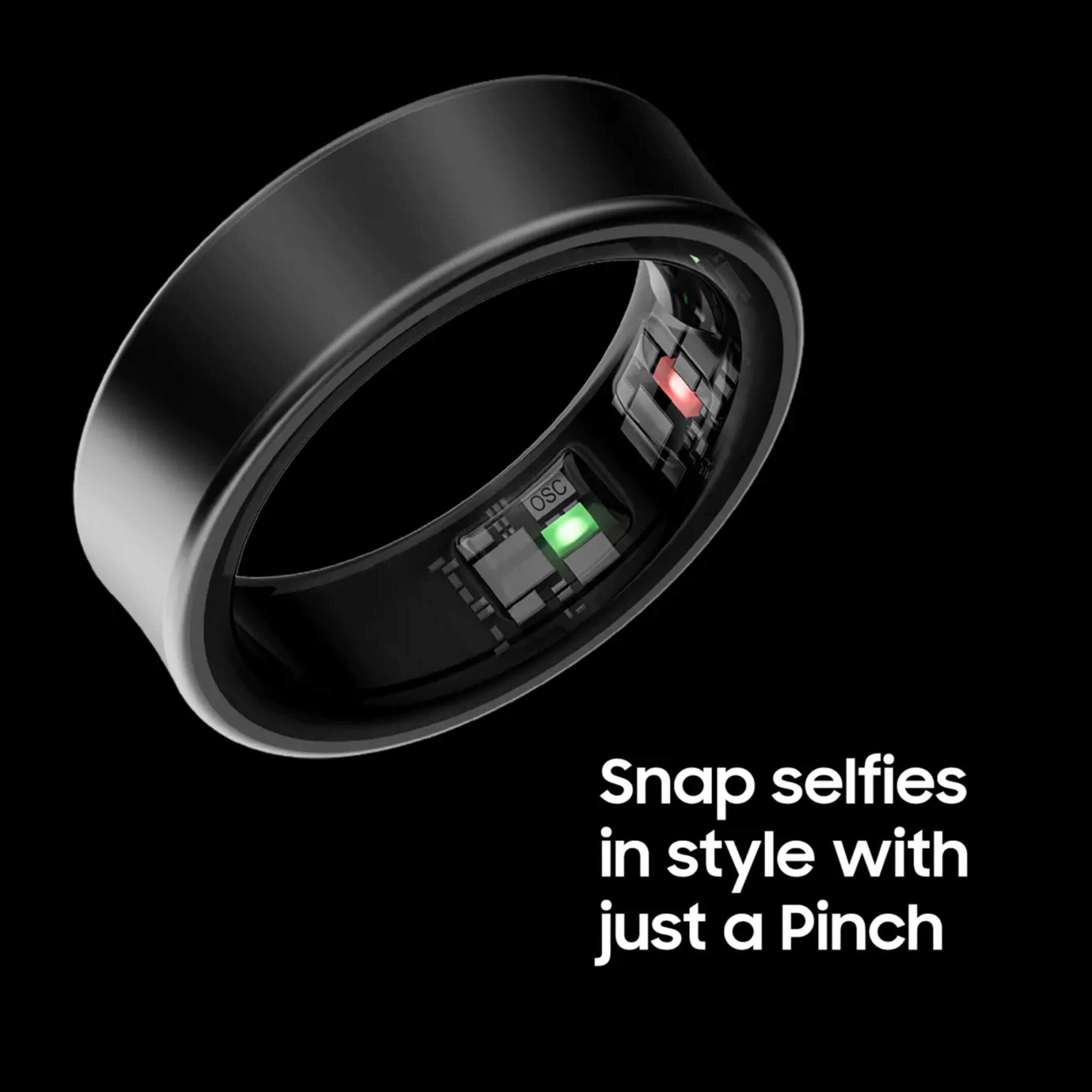 Samsung Galaxy Ring - Titanium Black Størrelse 10