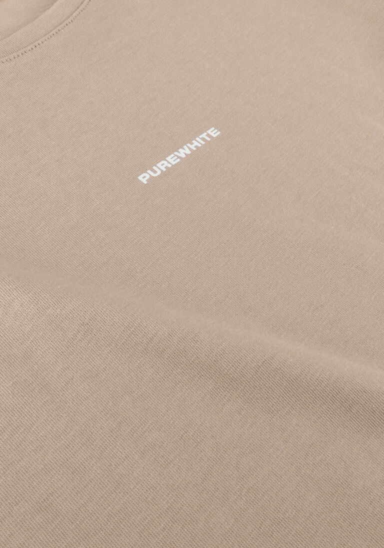 PUREWHITE taupe purewhite t-shirt pure logo tee