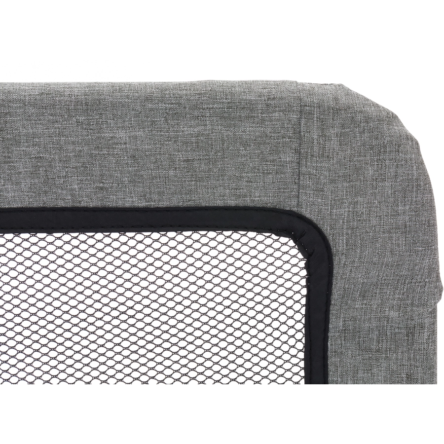 fillikid Bettgitter 135 cm für Standard- und Boxspringbetten Dunkelgrau Melange