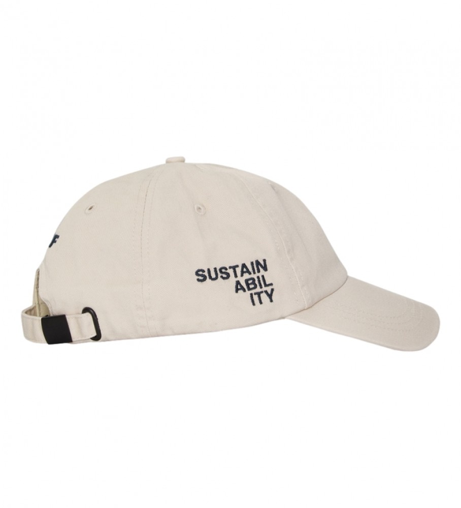 Boné ECOALF Messagealf, branco-creme