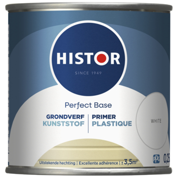 Histor Perfect Base grondverf kunststof wit 250 ml