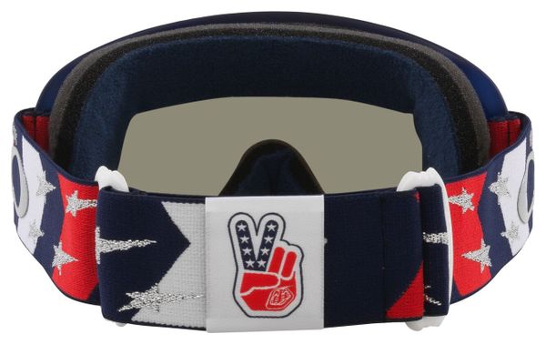 Masque Oakley O-Frame MX x Troy Lee Designs RWB Stars / Ecran Dark Grey / Ref : OO7029-88