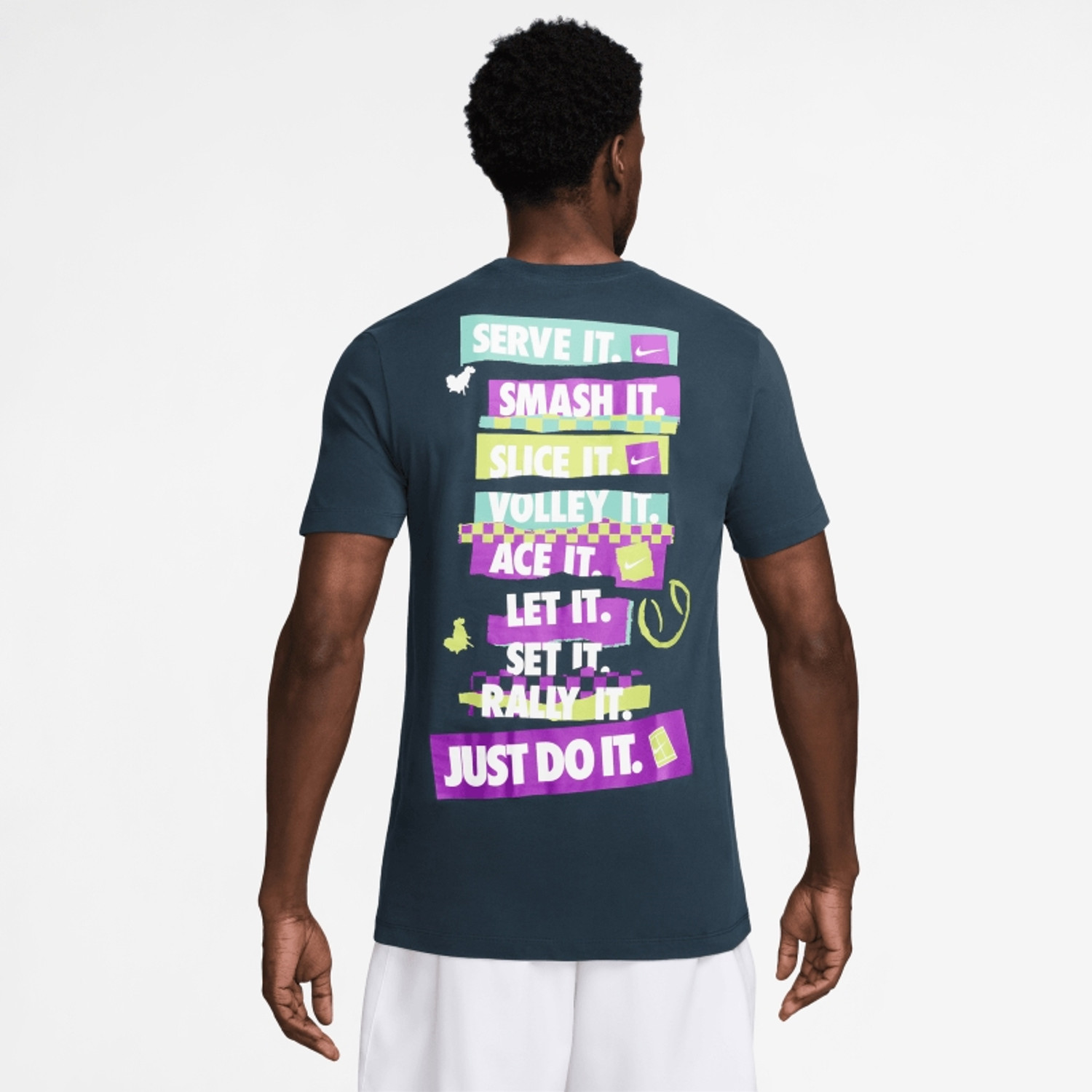 Nike Court Heritage Just Do It Tee Set Heren