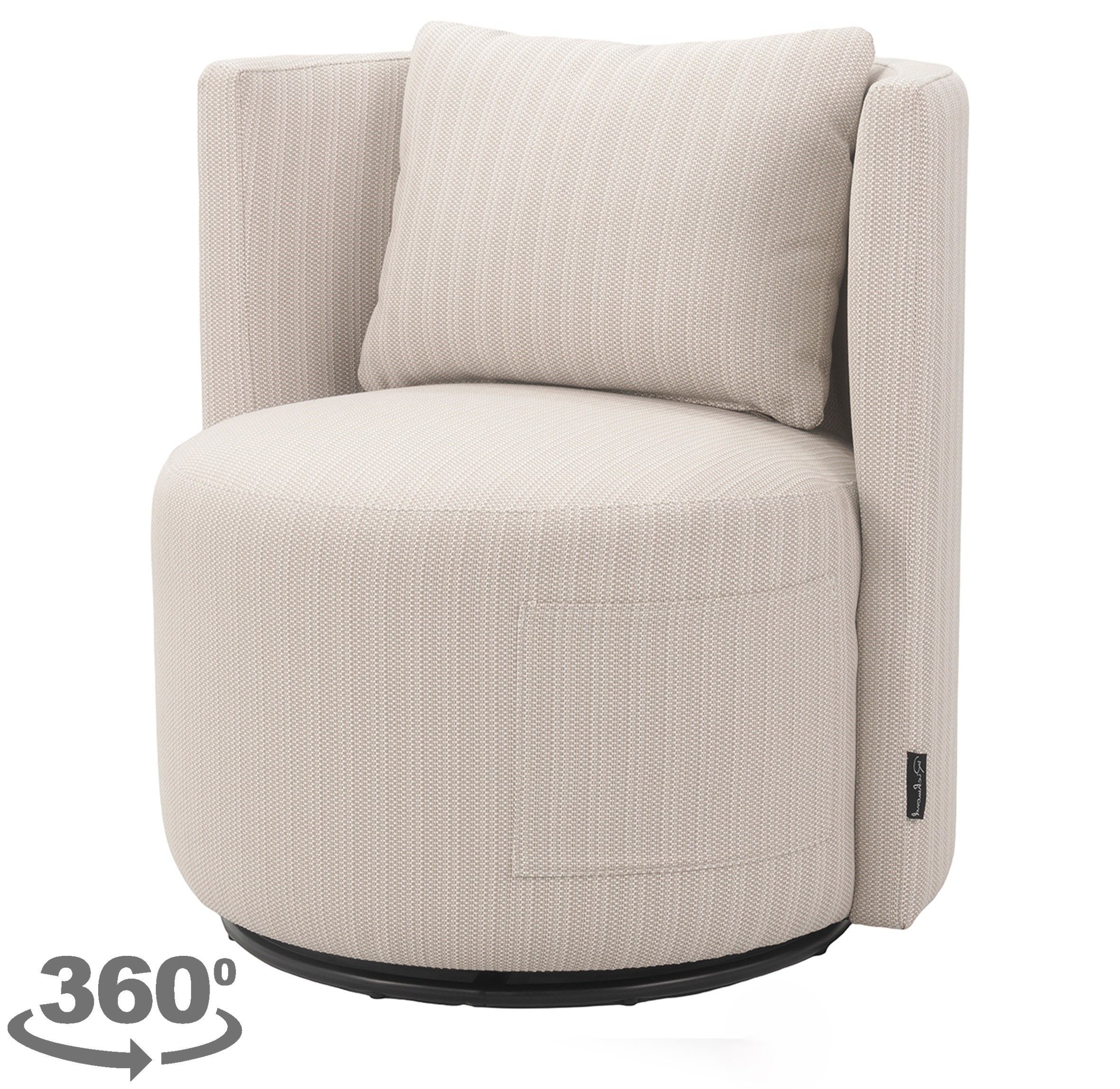 Tuinstoel 8735 Beige Marlin B79.5 x D76 x H83 cm