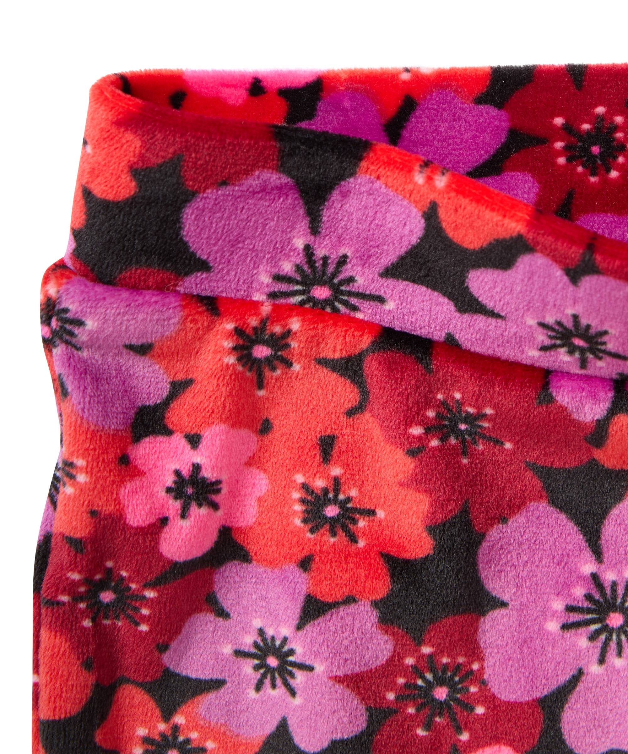 flared fit broek velvet print