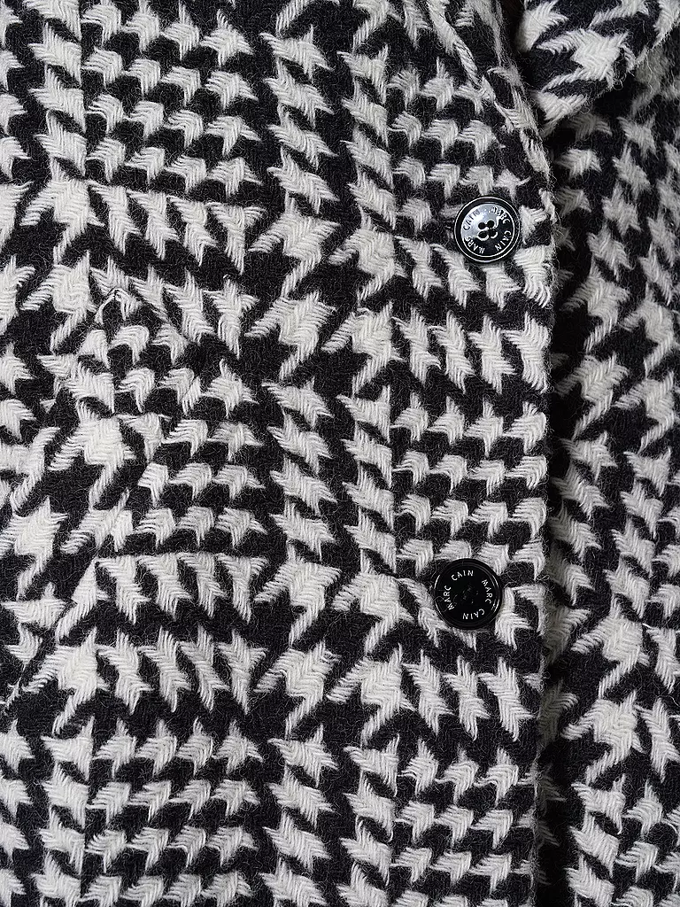 MARC CAIN Wollmantel schwarz