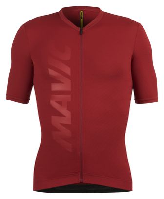 Maillot Manches Courtes Mavic Aksium Bordeaux