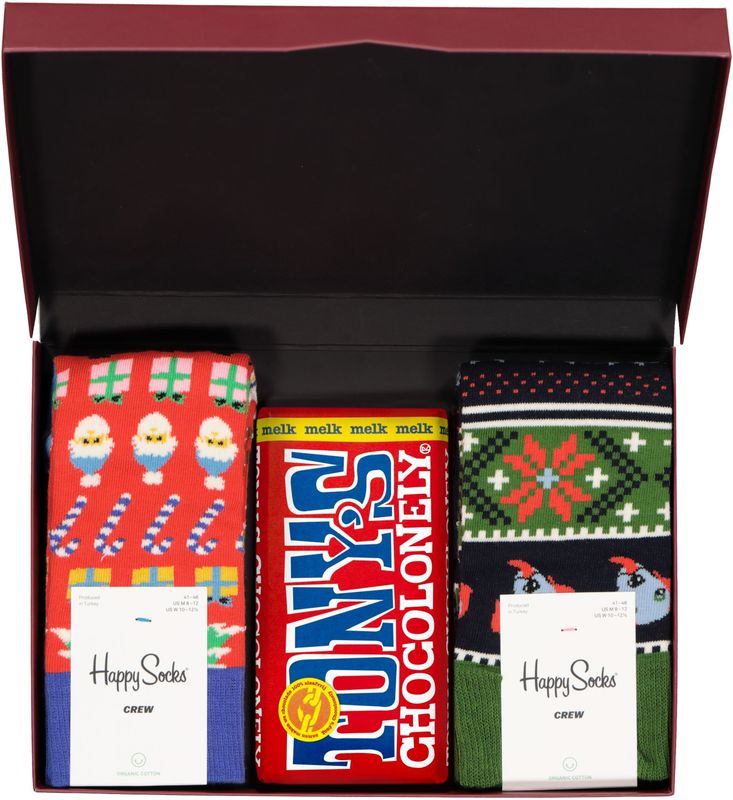 Happy Chocolade - Cadeauset - Melk Chocolade - Happy Socks