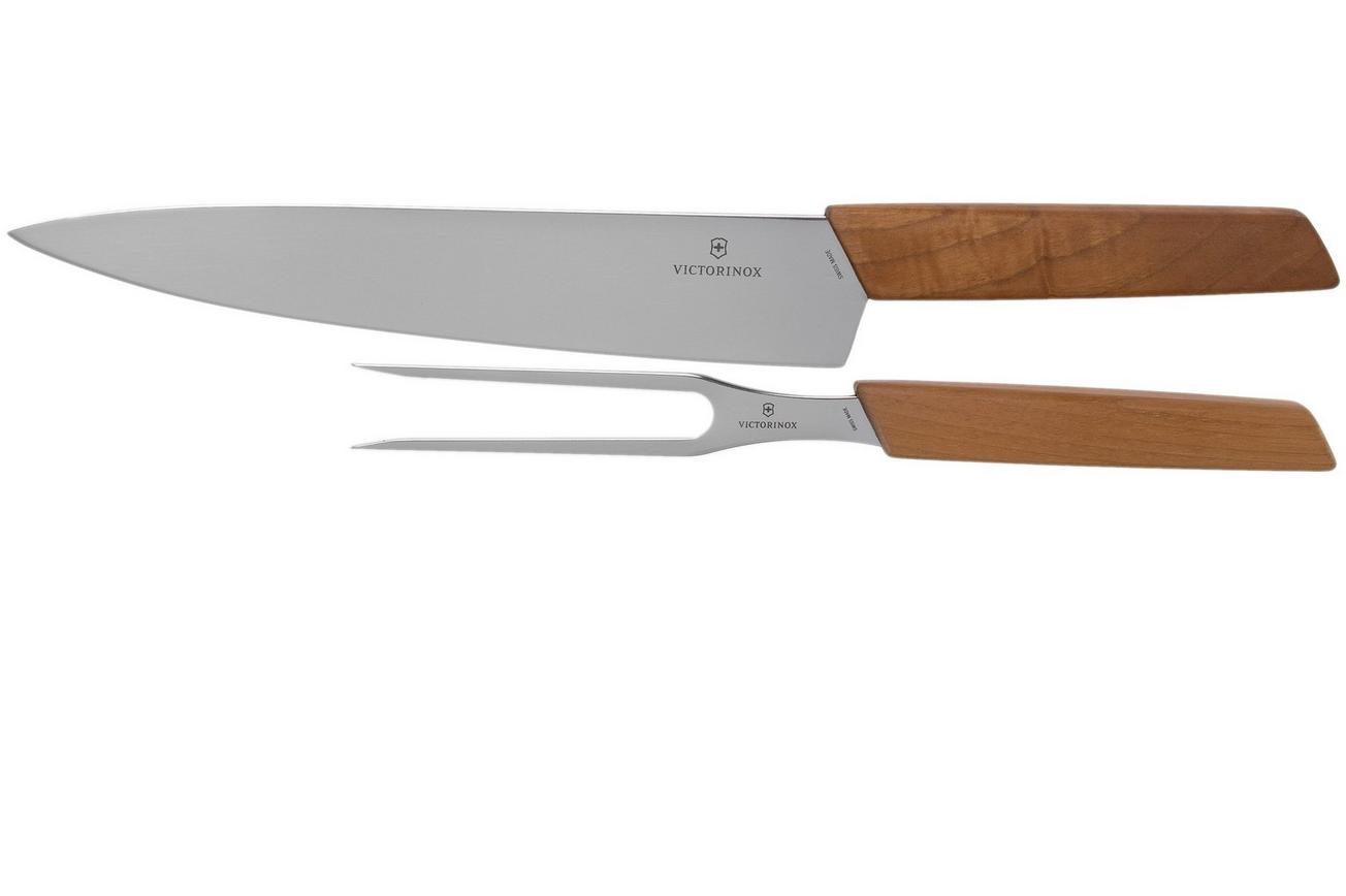 Victorinox Swiss Modern 6.9091.2 trancheerset, walnoothout