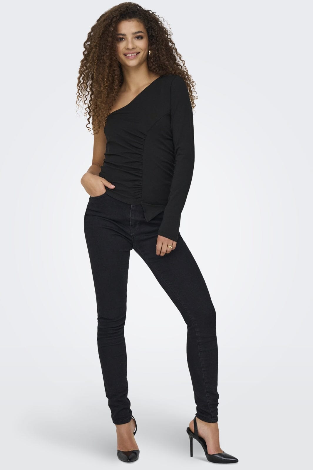 Only Onllive Love One-Shoulder Top 15353603