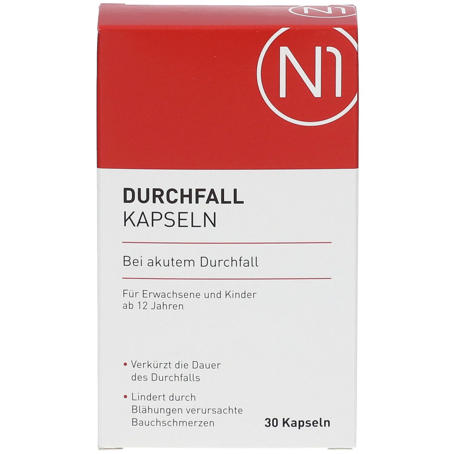 N1 Durchfall Kapseln – verkürzen die Dauer & adsorbieren Toxine, Bakterien & Viren