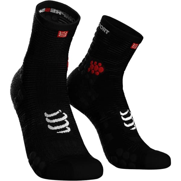 Chaussette running COMPRESSPORT PRO RACING SOCKS V3.0 RUN HIGH BLACK