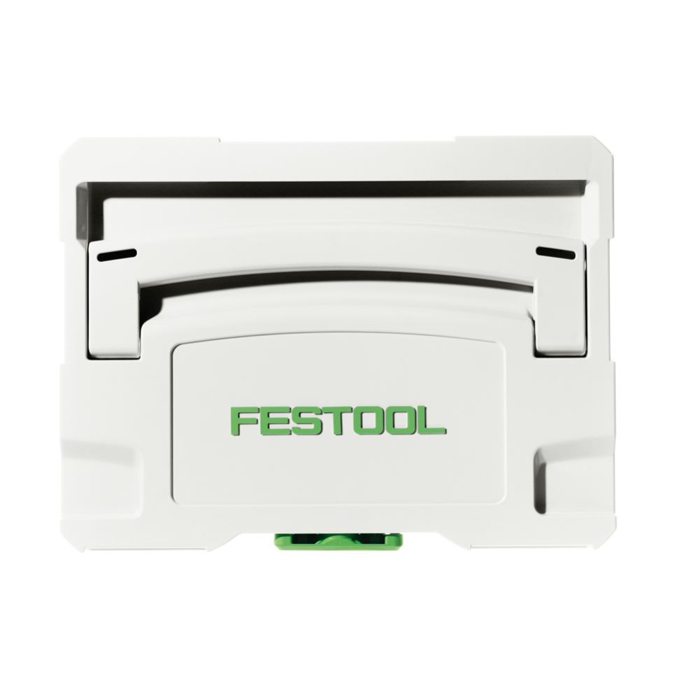 Festool SYSTAINER SYS 4 T-LOC SYS-HWZ Gereedschapskoffer (497658) lichtgrijs, koppelbaar met houten inzetstuk