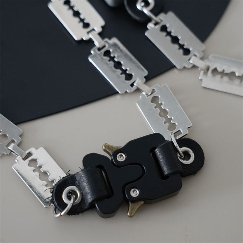BABLIBU - Scheermesgesp legering ketting
