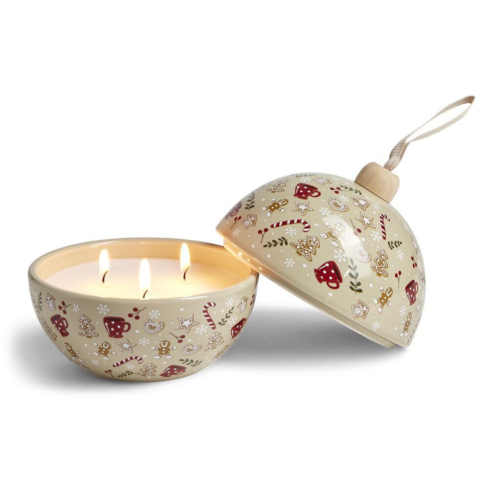 Bougie bonbonnière de Noël senteur vanille