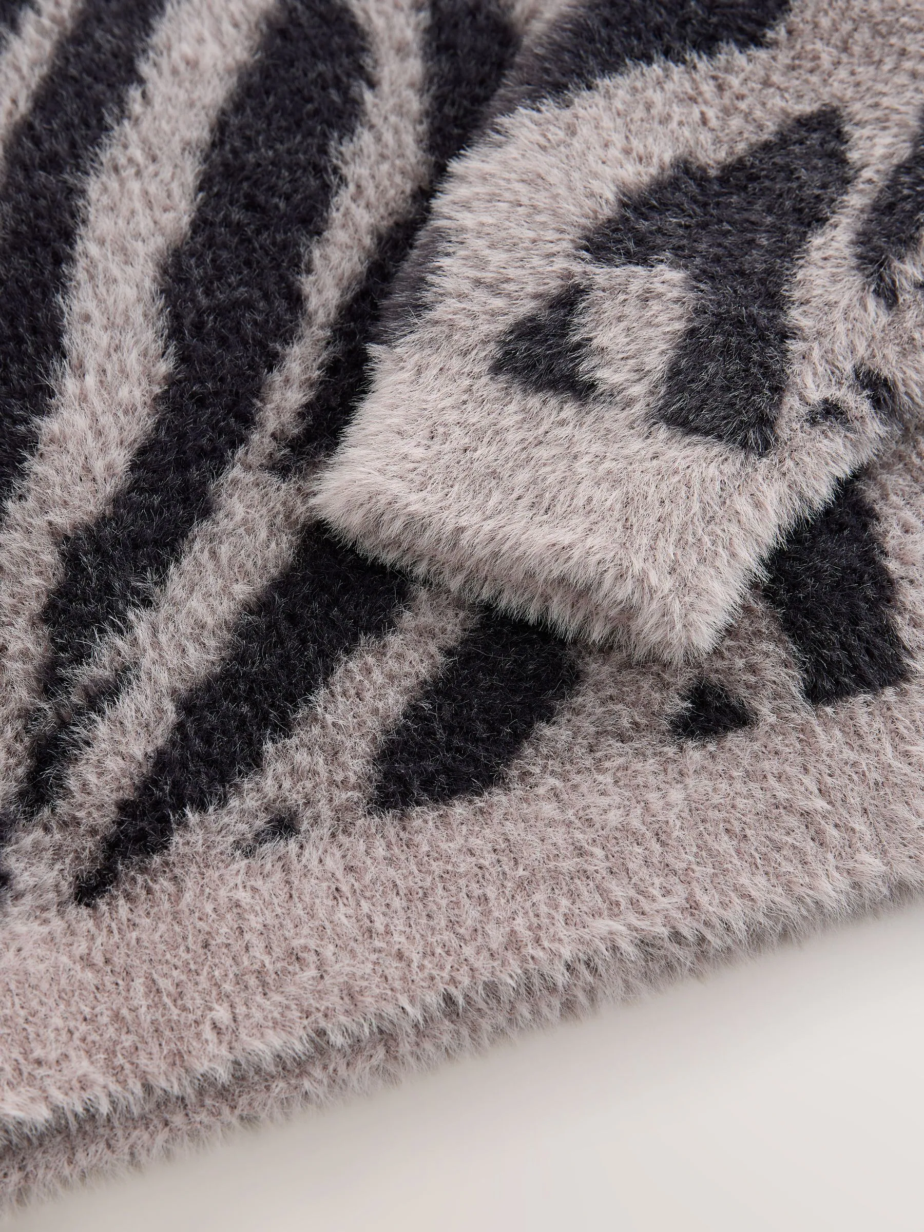 Zebra - Fluffy trui (3 - 16 jr)