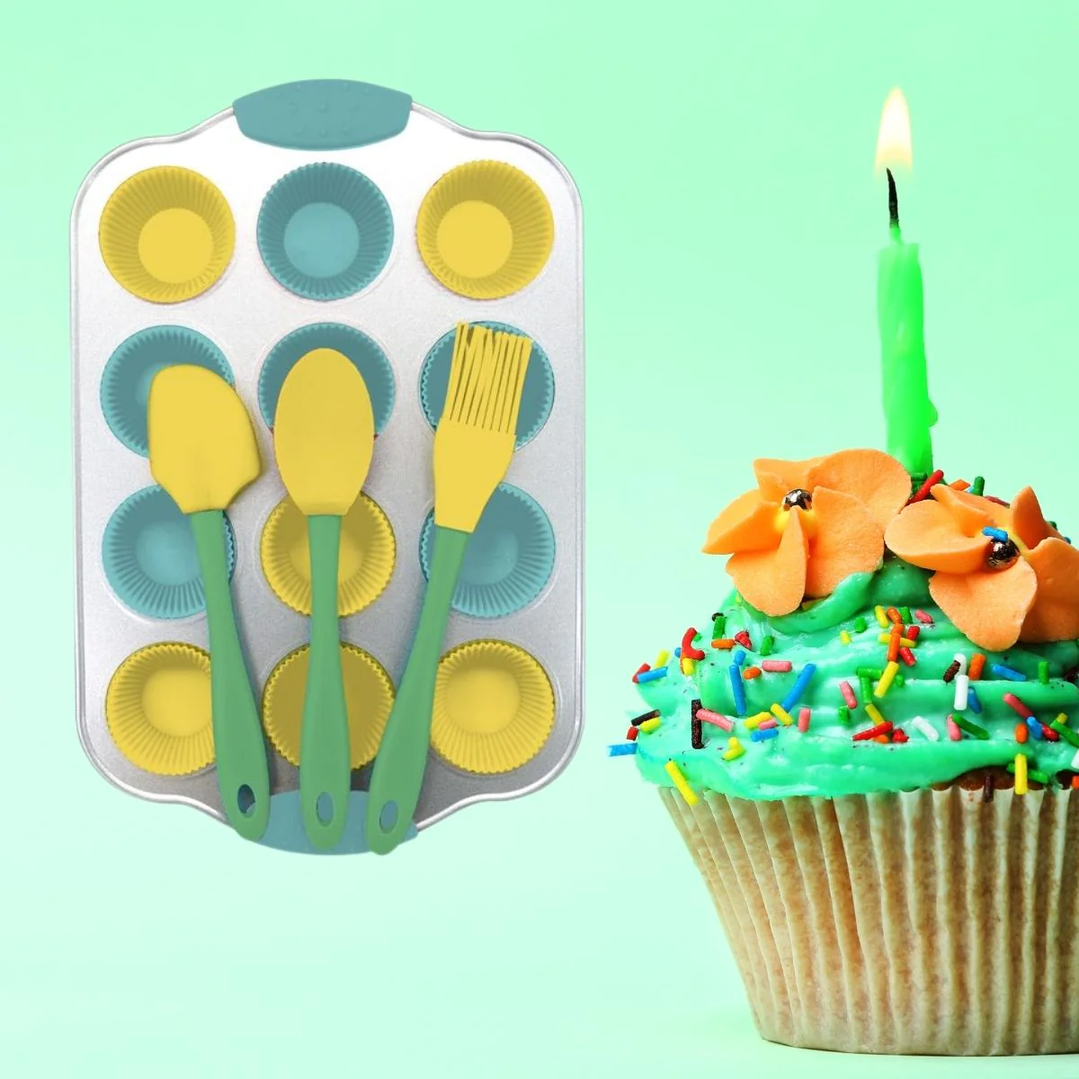 Set pour mini cupcakes 16 pièces Mini Monsters Fackelmann