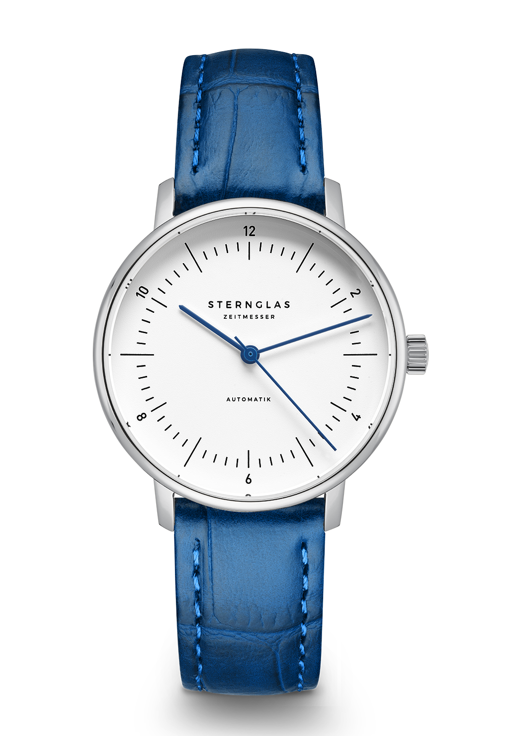 Sternglas Naos XS Automatik Leder blau S02-ND01-NB02