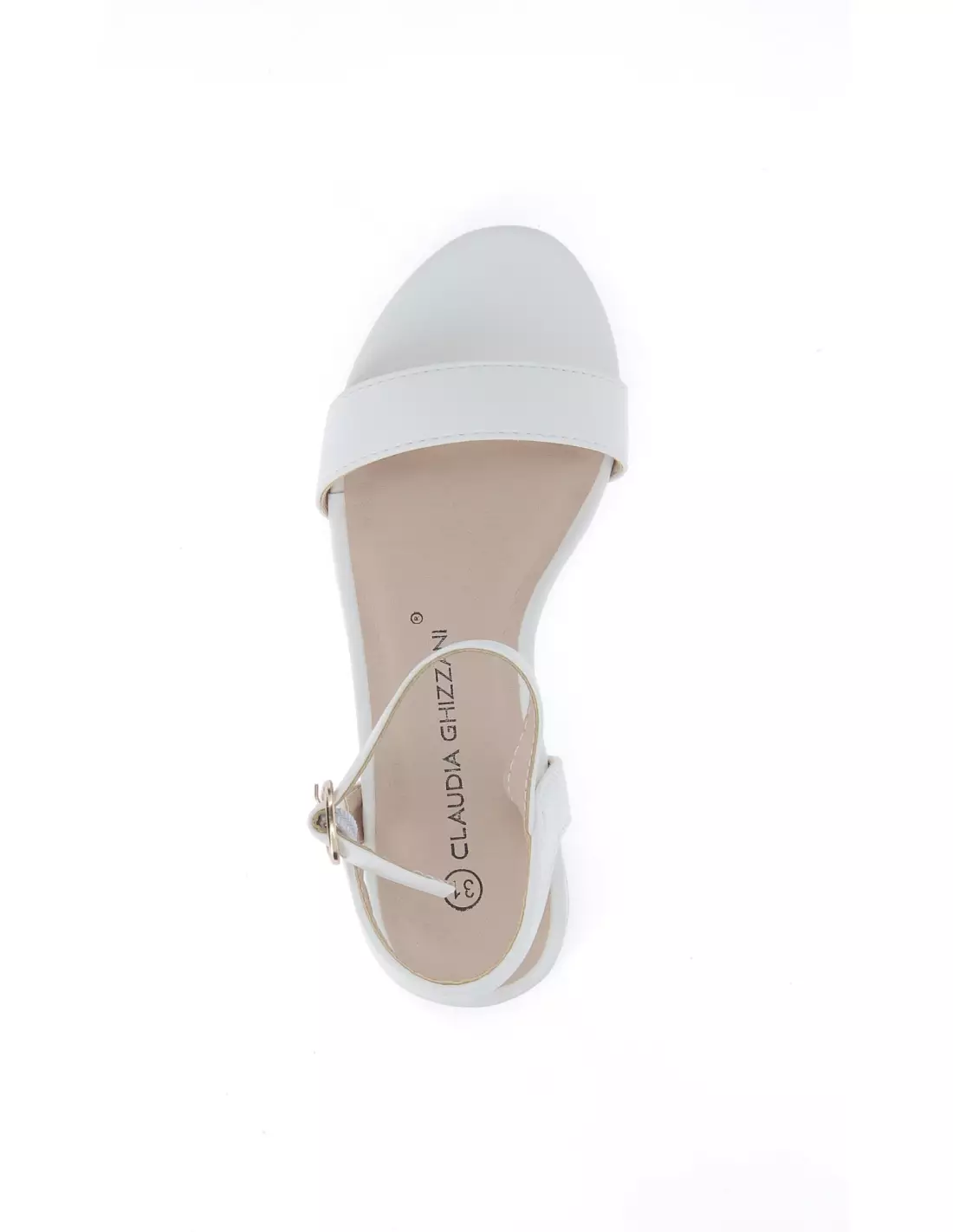 CLAUDIA GHIZZANI 1KX0110801 - Sandales & nu-pieds WHITE-PU