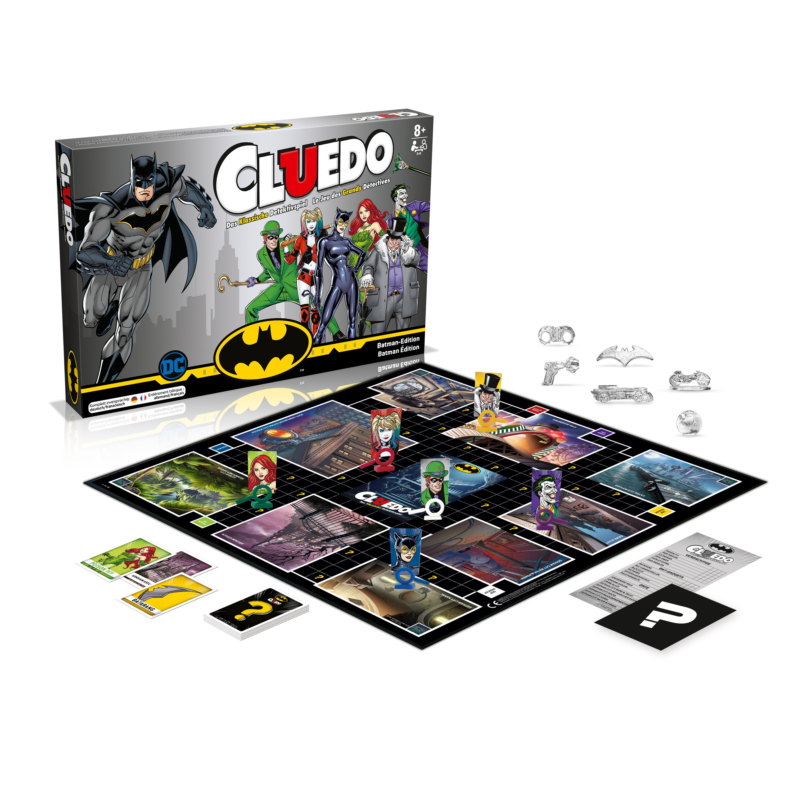 Cluedo Batman Edition Spiel Gesellschaftsspiel Brettspiel deutsch