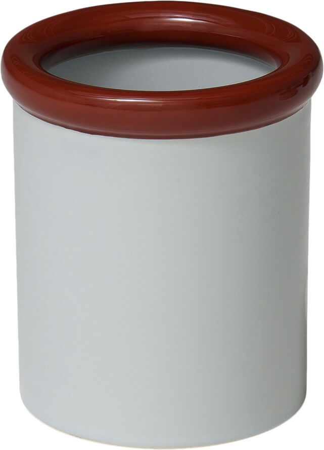 NINE ROD Pot ceramic H175 x Ø153 Terracotta/Light blue