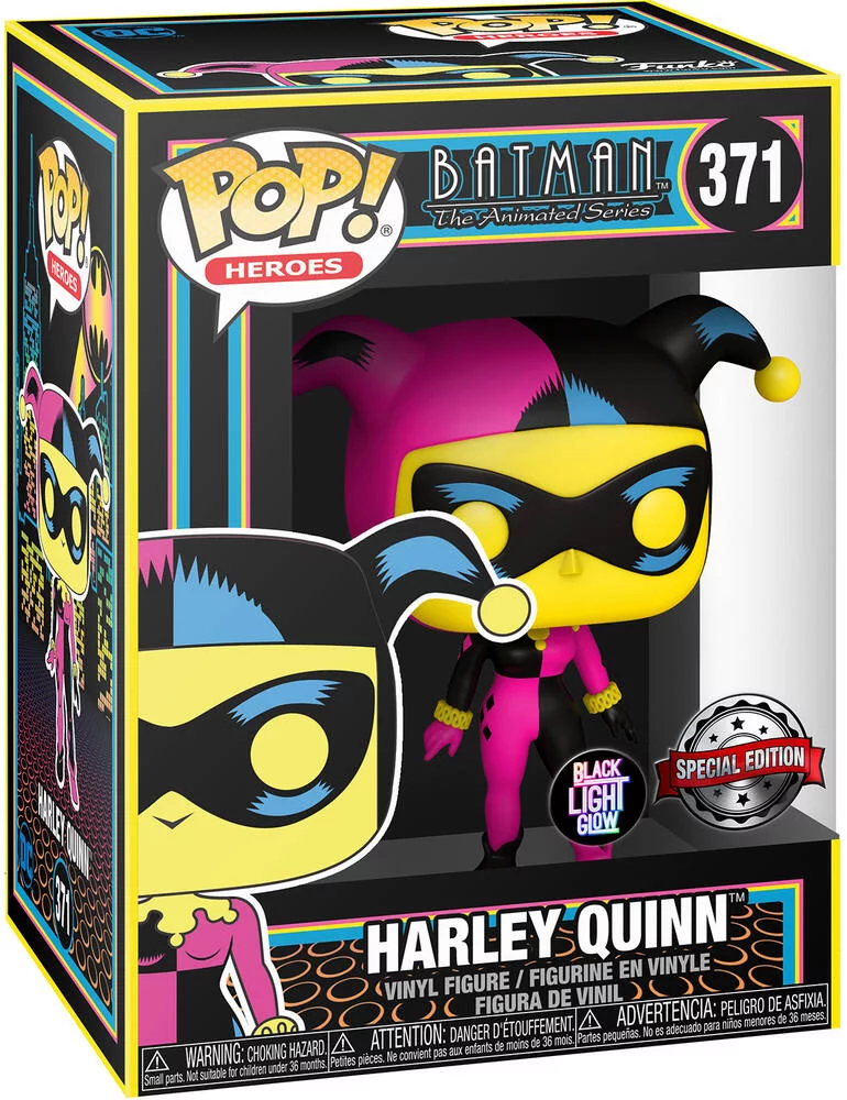 DC COMICS - FIGURINE POP - HARLEY QUINN BLACK LIGHT