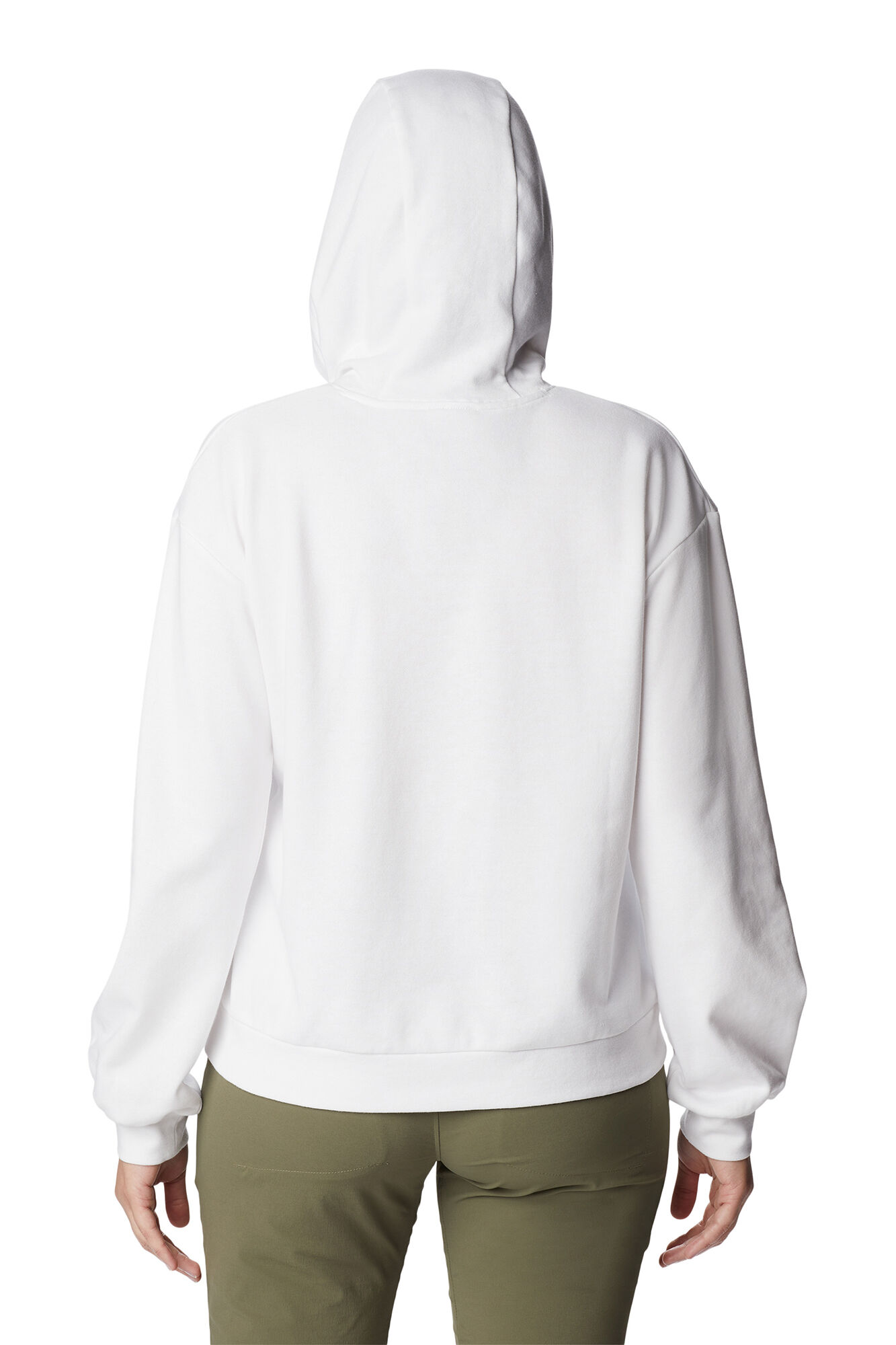 Moletom feminino Columbia Logo™ III French Fleece - Branco
