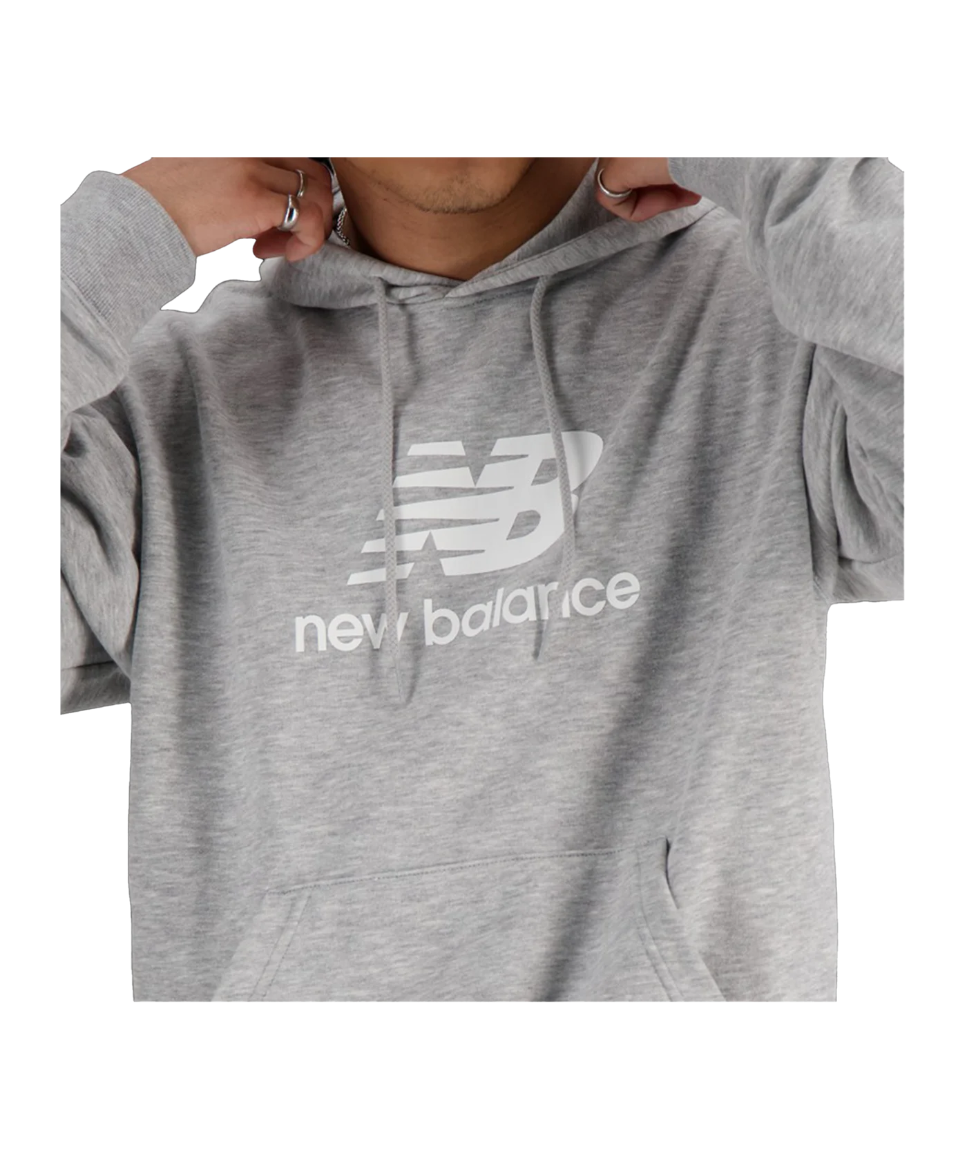New Balance Essentials Logo French Terry Hoody FAG