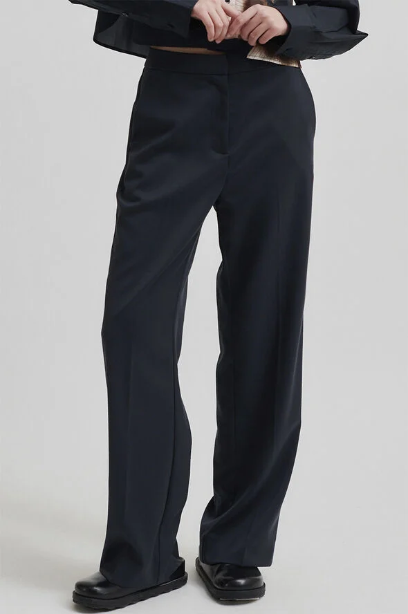 Second Female Kaleema Wool Trousers Vulcan