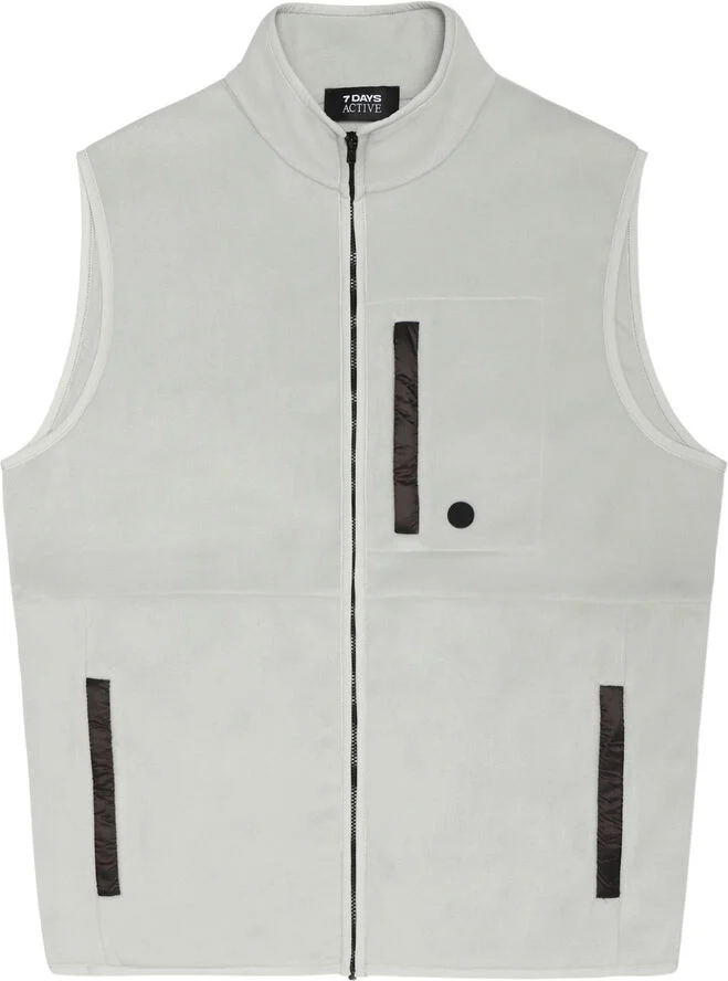 7 Days Active Fleece Vest 820 northern droplet