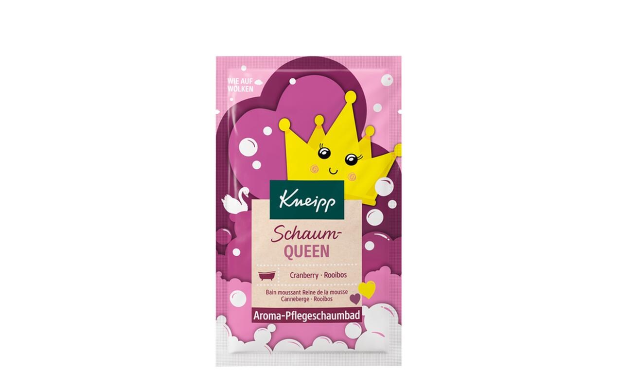 Aroma-Pflegeschaumbad Schaumqueen 50 mlNatürlicher Badezusatz mit verwöhnendem Cranberryöl und Rooibosextrakt