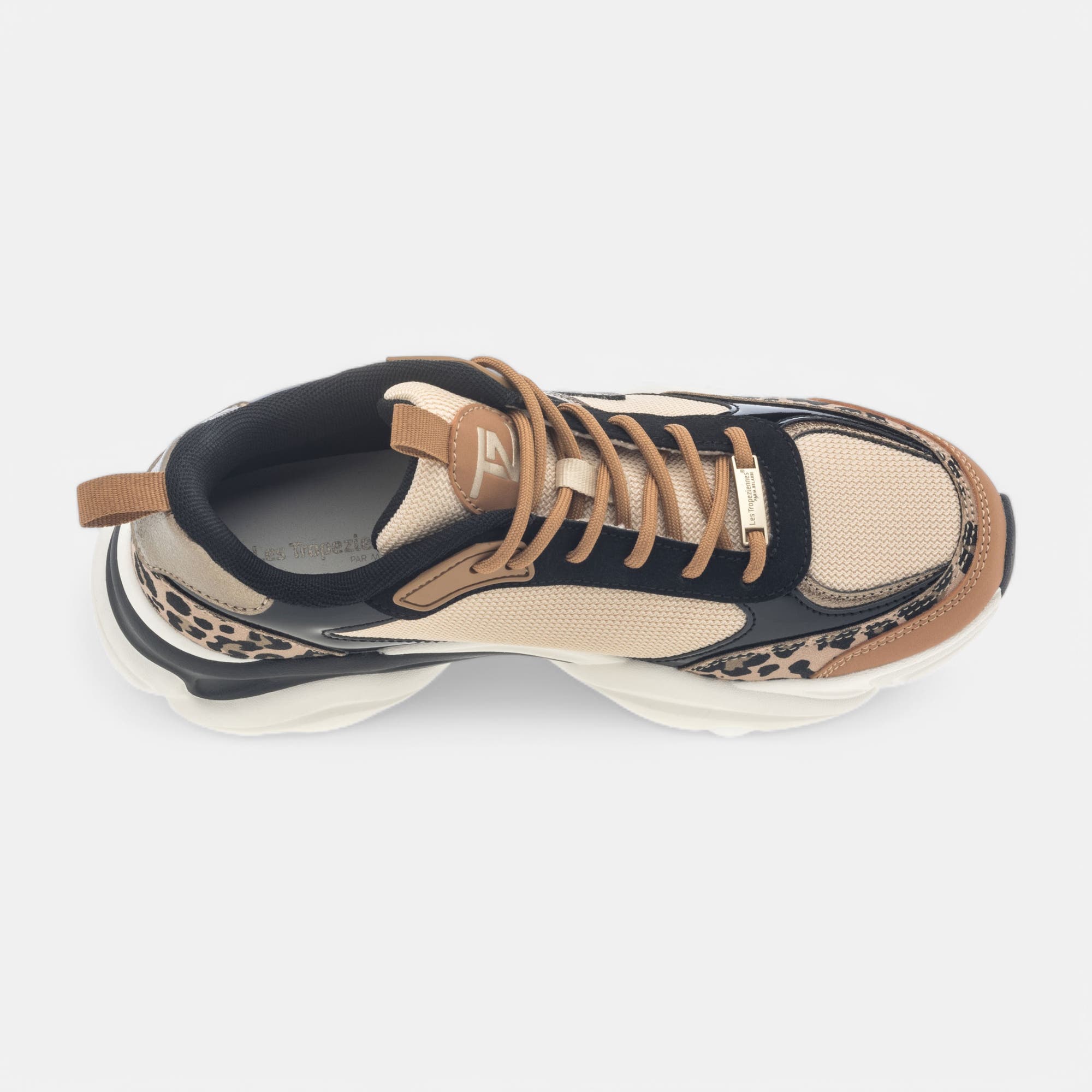 Baskets basses Femme beige