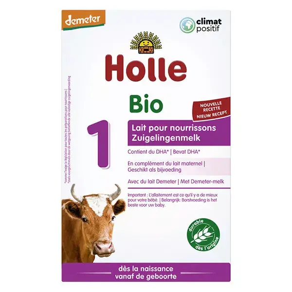 Leite orgânico Holle para a primeira fase do desenvolvimento, 400g