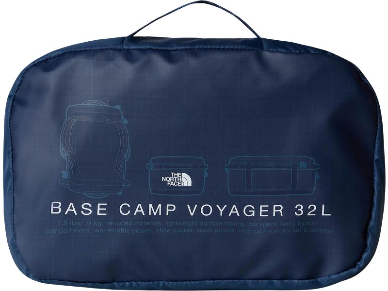 The North Face Duffle Bag Base Camp Voyager, Shady Blue-Sum Duffel-Tasche 32 Liter
