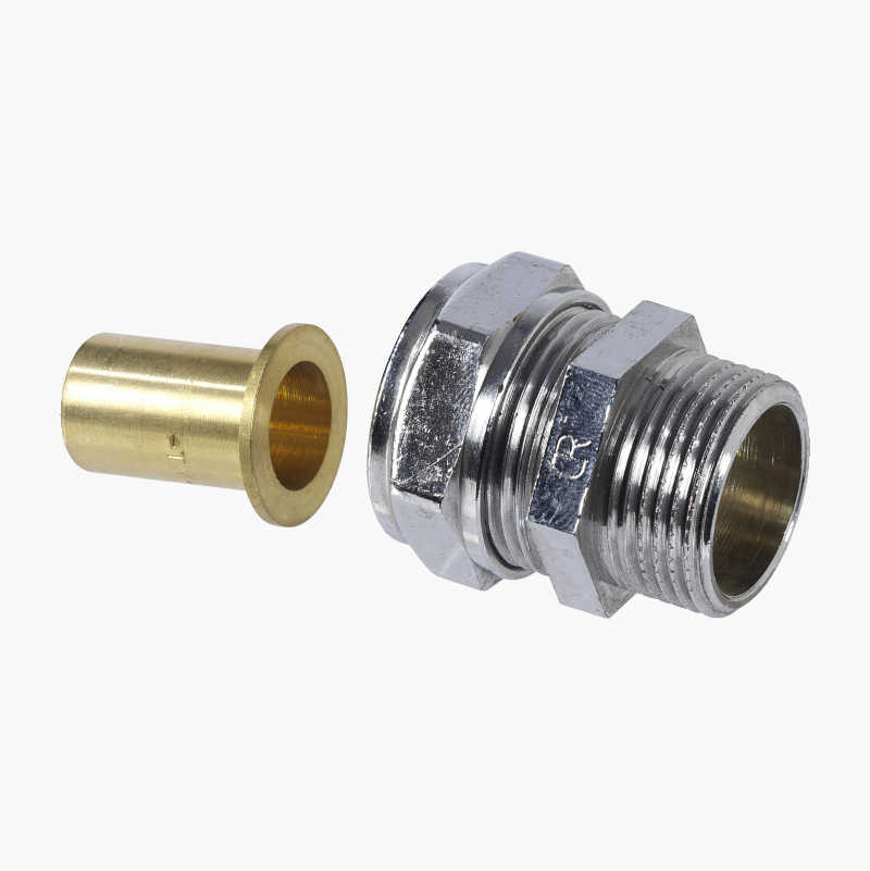 PEX Nippel, han, 22 x 3/4