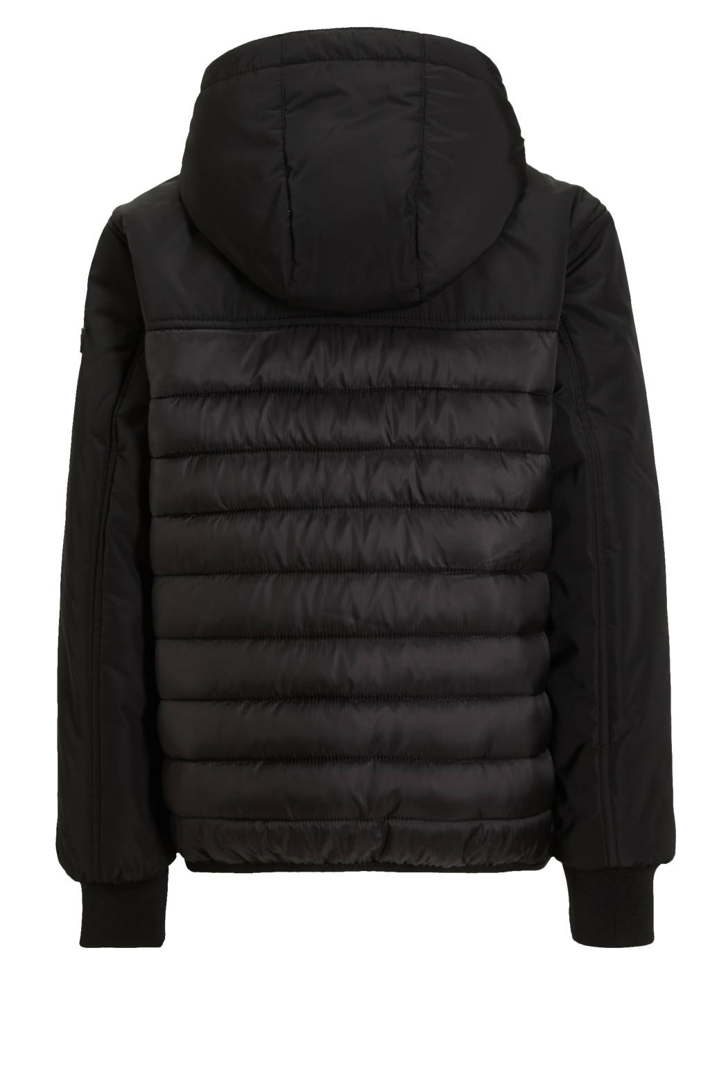 anytime softshell jas zwart