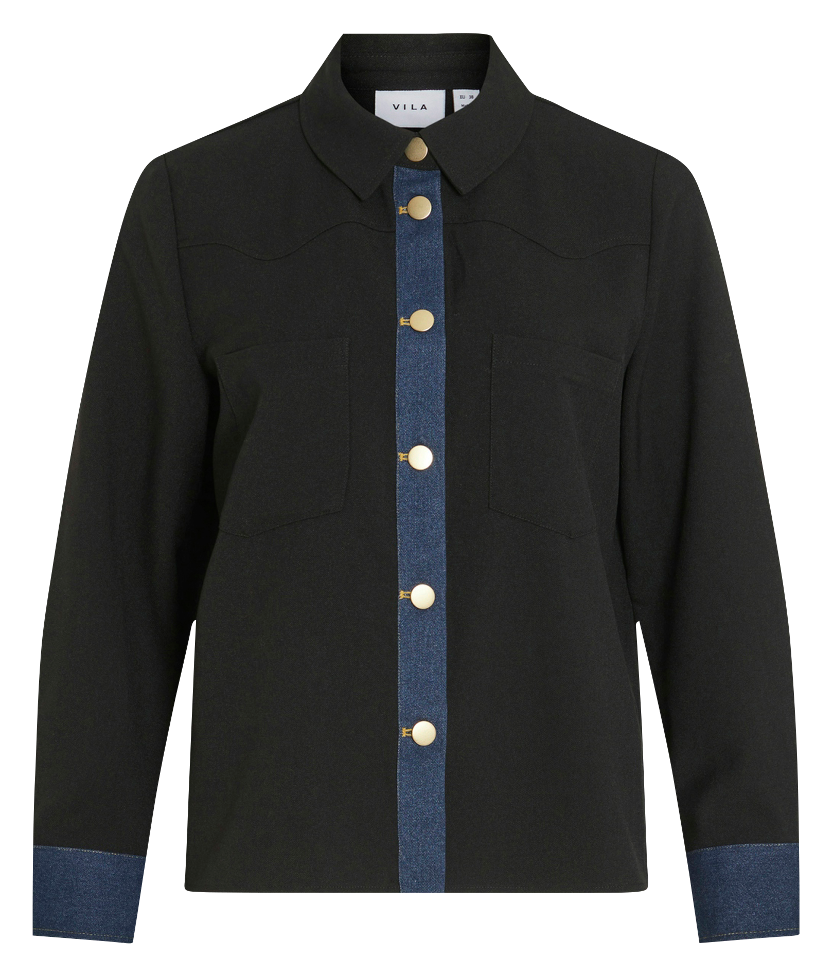 ROSALITA - Chemise droite | Noir