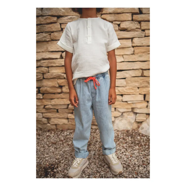 Marlot Paris Pantalon Maxou Denim | Denim bleached