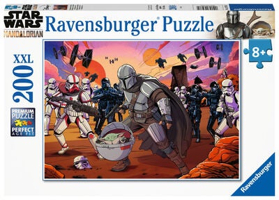 Ravensburger Puslespill The Mandalorian Face-Off 200 Brikker