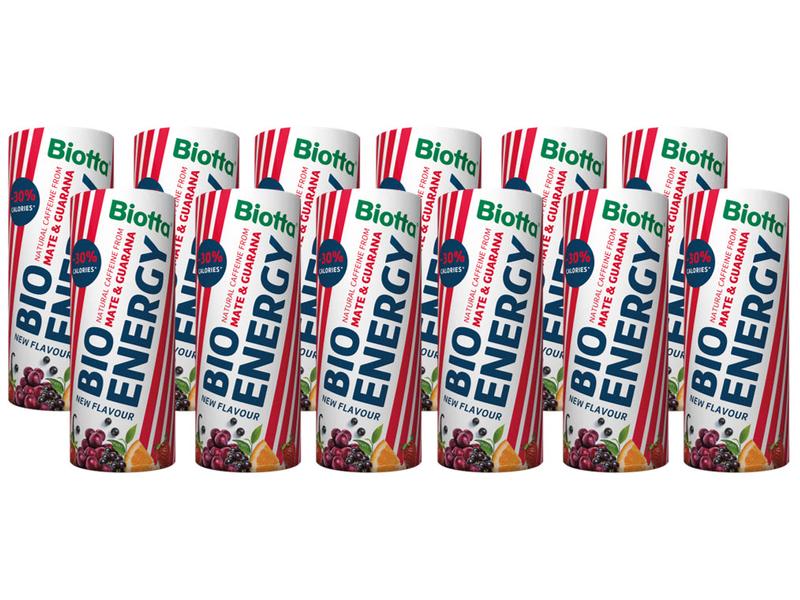 Biotta Energy Drink Bio 12 x 0.25 l Koffeinhaltiges Erfrischungsgetränk mit Fruchtsaft
