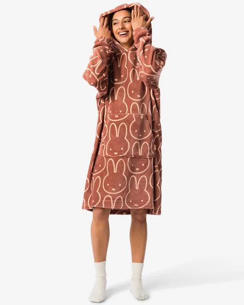 snuggie Miffy pour femmes marron clair