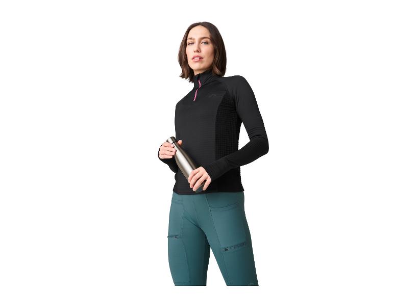 Dames sportshirt met fleecevoering