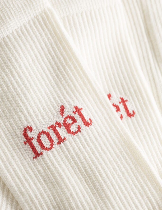 Forét WALK SOCKS 2-PACK Cloud/red