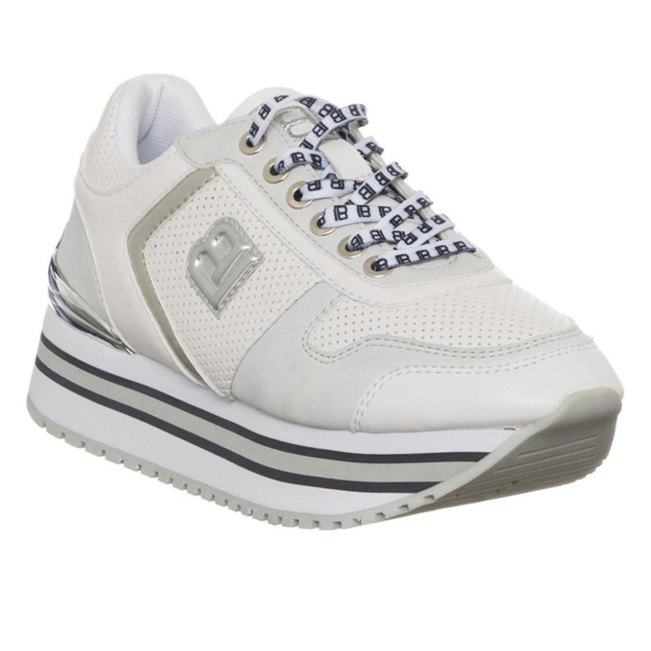 Laura Biagiotti Sneakers Auralia blanc/argenté