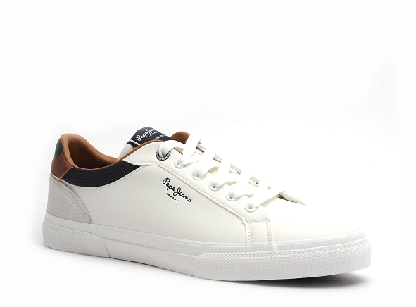 Pepe jeans basses homme kenton courtm pms30839 blanc