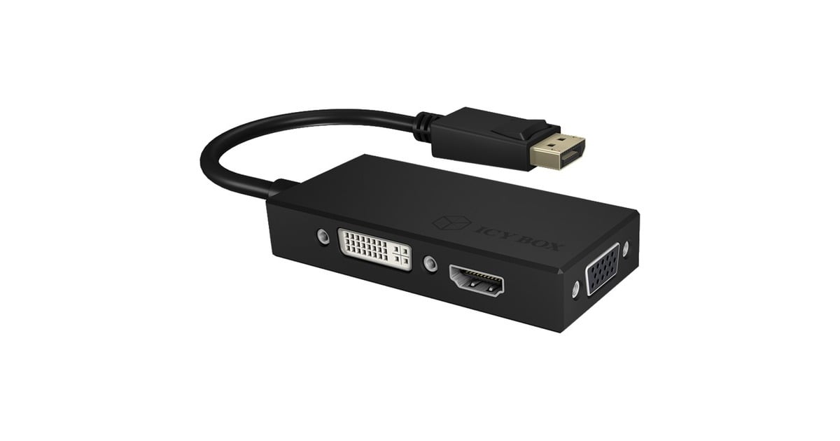 ICY BOXIB-AC1031 adapter  (Zwart)