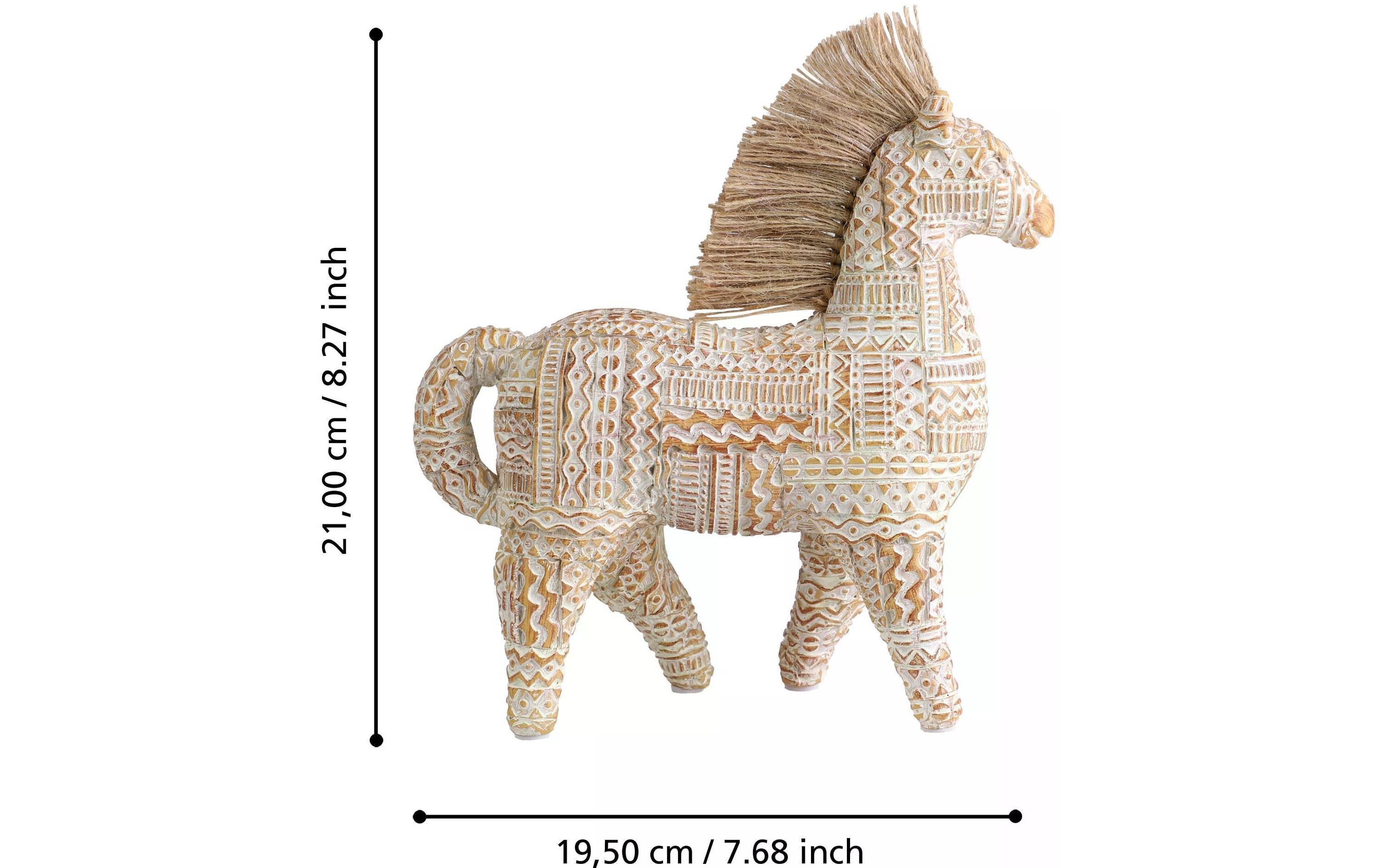 Dekofigur Pferd Ishikari 19.5 x 21 cmPferdefigur
